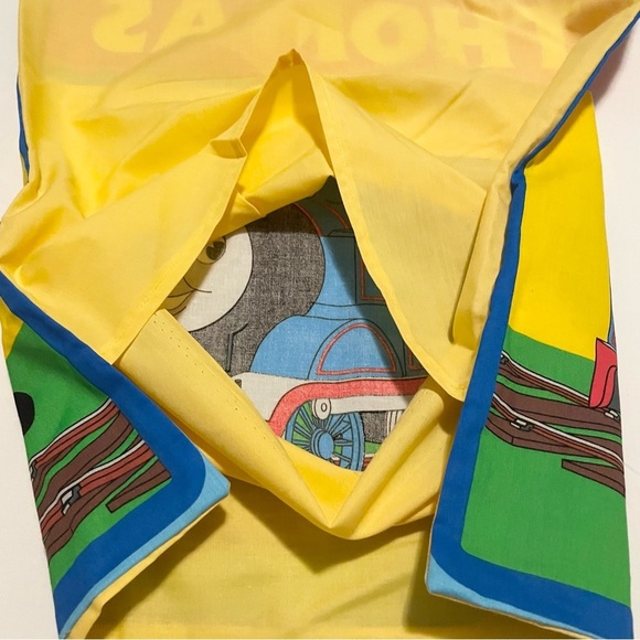 Thomas the Tank Engine Pillowcases Homemade 16” x 15.5” Pillow Cases Lot of 2 - Picture 11 of 12
